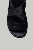 Siyah Erkek Deri Sandalet | Derimod