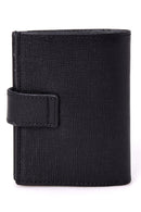 Men's Black Leather Card Holder | Derimod