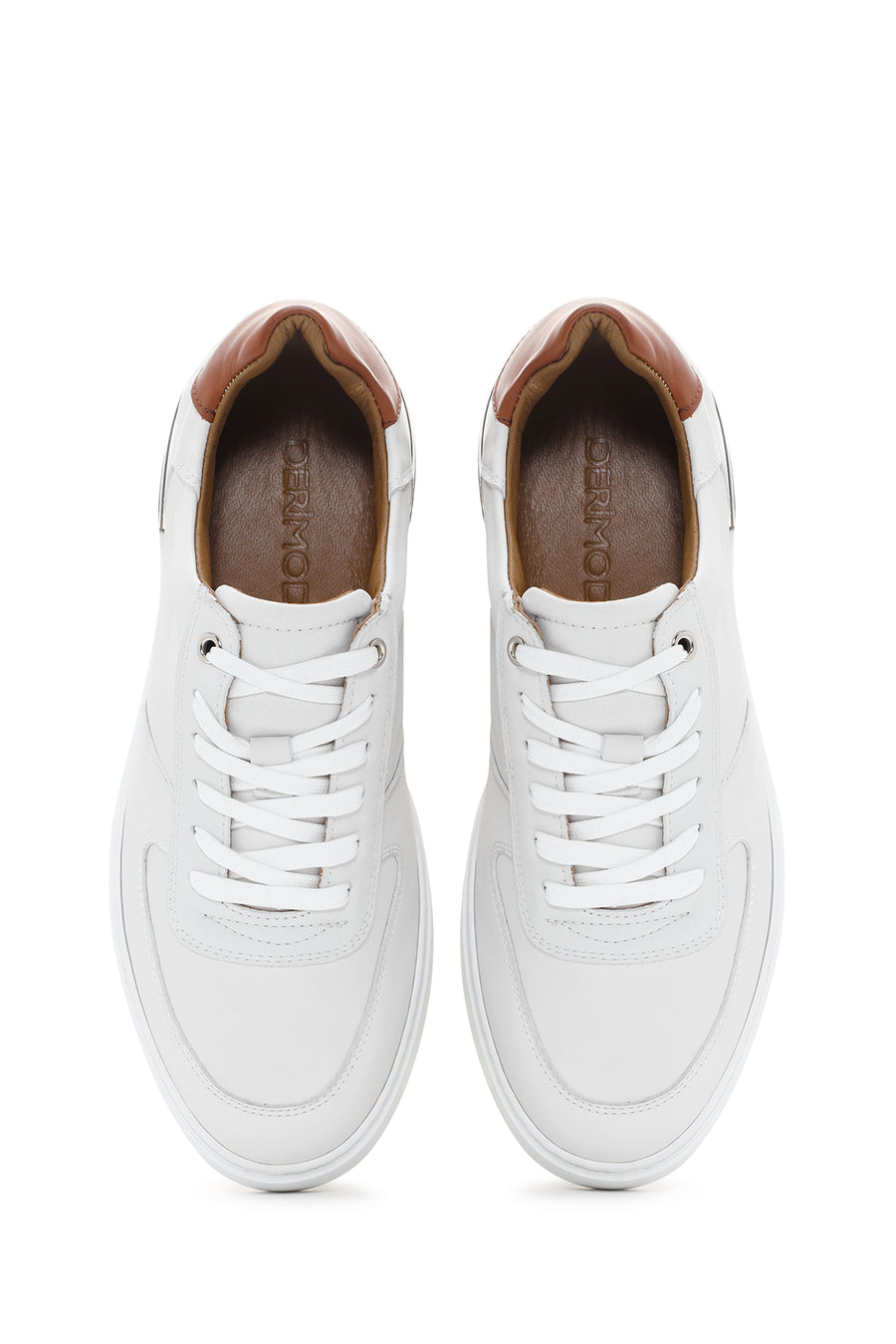 Men's White Leather Sneaker