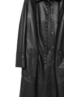 Stella Women's Black Regular Leather Trench Coat | Derimod