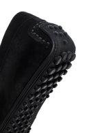 Men's Black Suede Leather Casual Loafer | Derimod