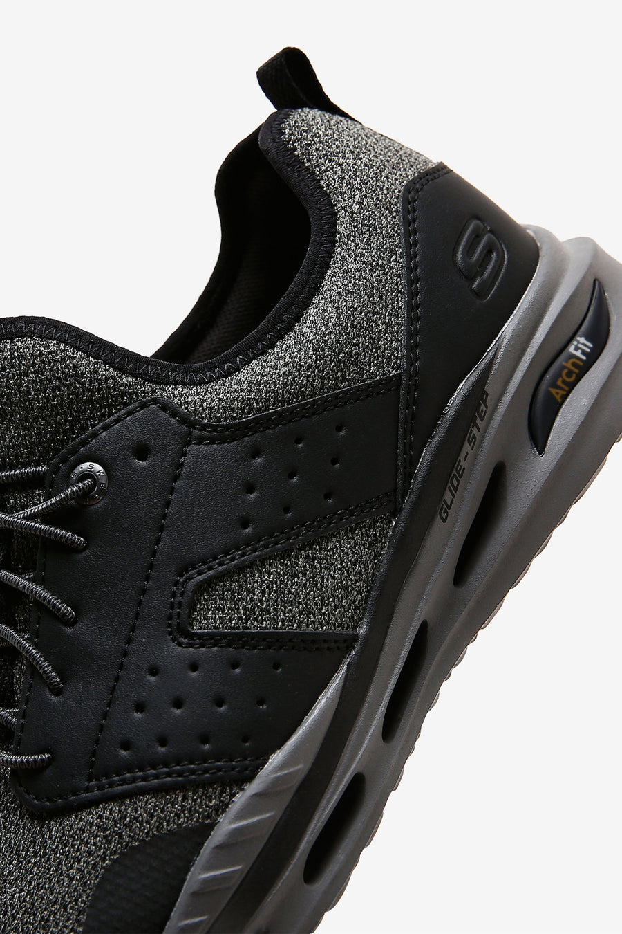 Skechers Erkek Siyah Arch Fit Orvan - Germain Sneaker