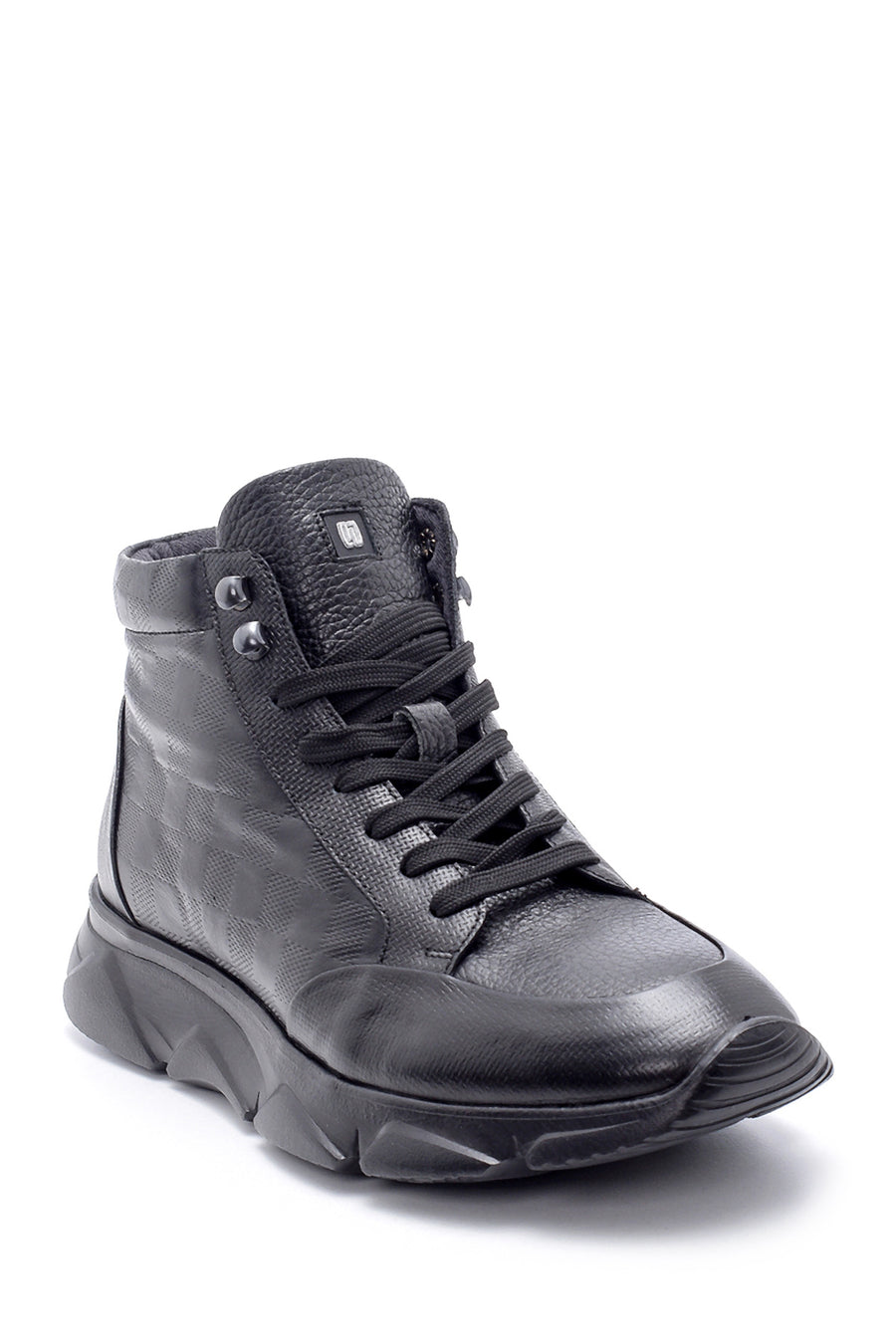 Men's Leather Printed Boots