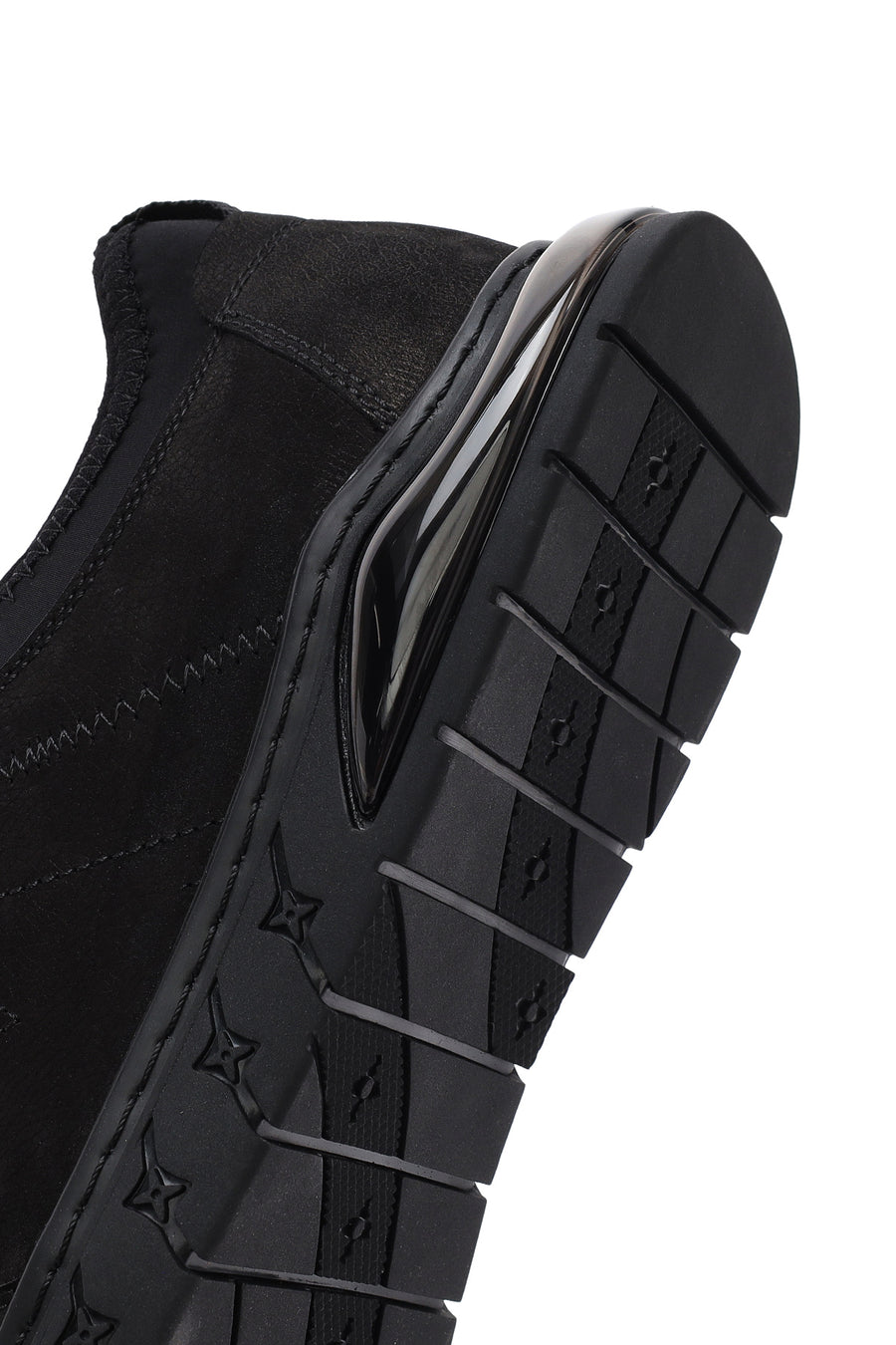Erkek Siyah Bağcıklı Nubuk Deri Comfort Sneaker