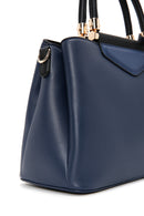 Women's Navy Blue Classic Handbag | Derimod