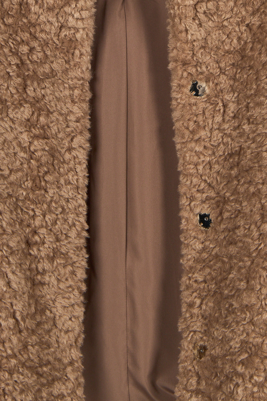 Lamolina Woman Beige Short Teddy Coats