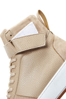 Women's Beige High Top Sneaker | Derimod