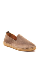 Men's Leather Suede Espadrilles | Derimod