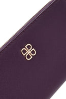 Women's Purple Strap Detailed Wallet | Derimod