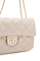 Women's Beige Quilted Crossbody Bag | Derimod