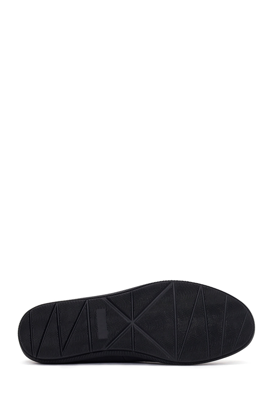 Men's Black Leather Casual Loafer