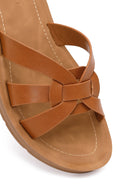 Women's Tan Slippers | Derimod