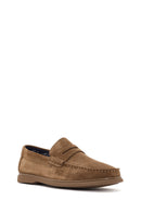 Derimod Fly Men's Mink Suede Leather Casual Loafer | Derimod