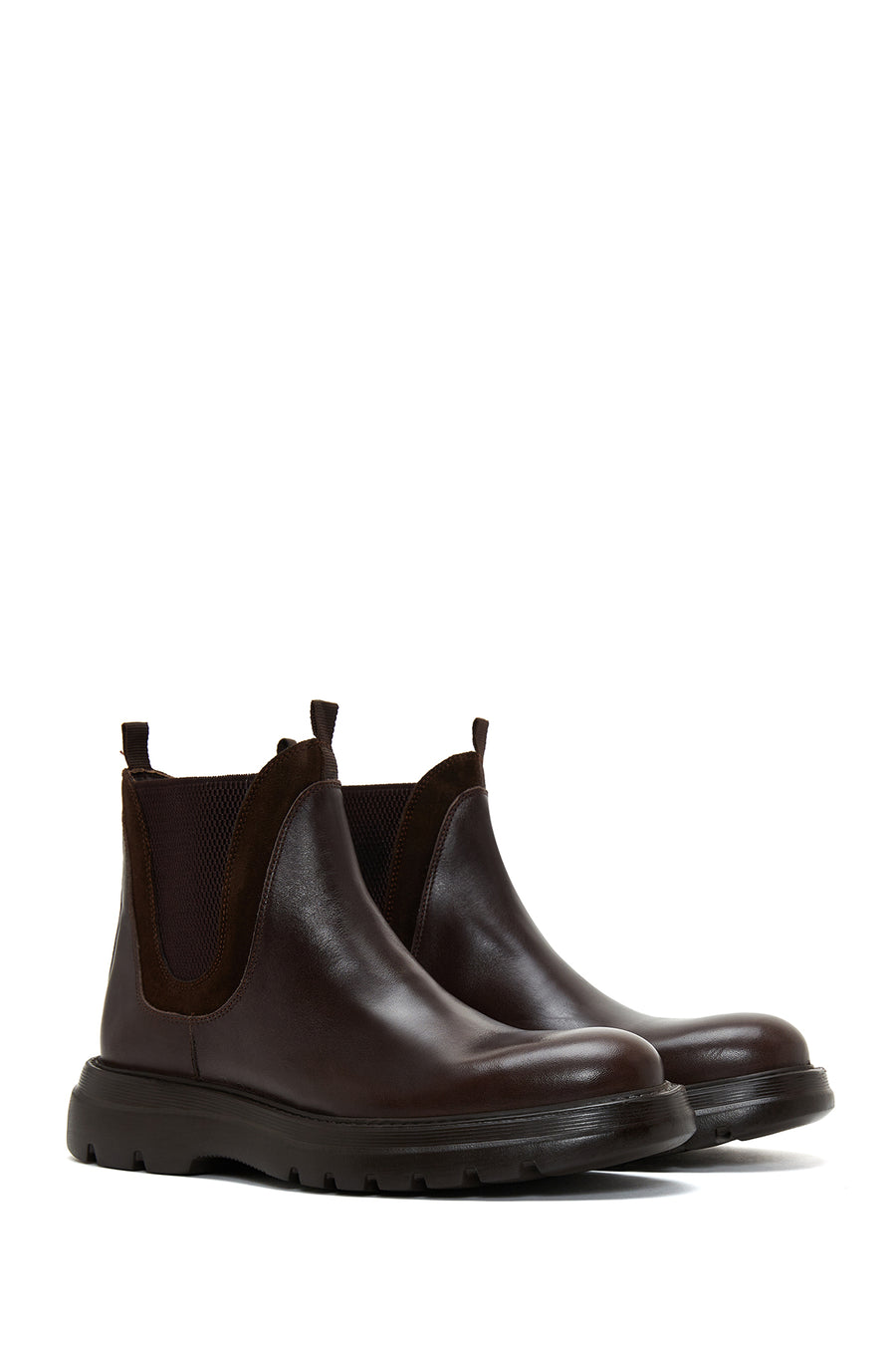 Men's Brown Leather Chelsea Boots