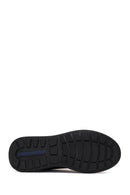 Erkek Siyah Kalın Tabanlı Deri Sneaker | Derimod