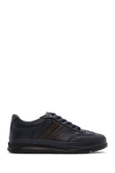Men's Navy Blue Lace-up Leather Casual Shoes | Derimod
