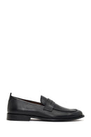 Derimod Black Erkek Siyah Deri Klasik Loafer | Derimod