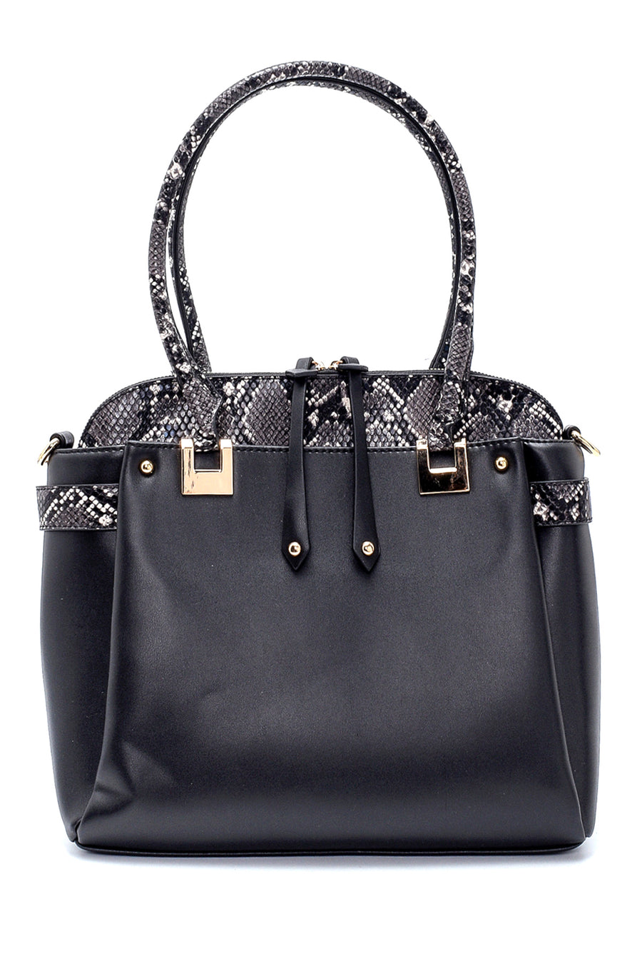 Women's Snakeskin Pattern Detailed Shoulder Bag 20WBD250814 | Derimod