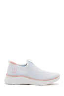 Women's White Fabric Sneaker | Derimod