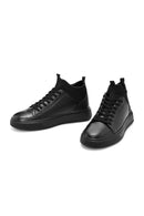 Men's Black Leather Boots | Derimod