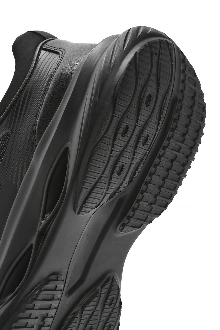 Erkek Siyah Kalın Tabanlı Bağcıklı Kumaş Sneaker
