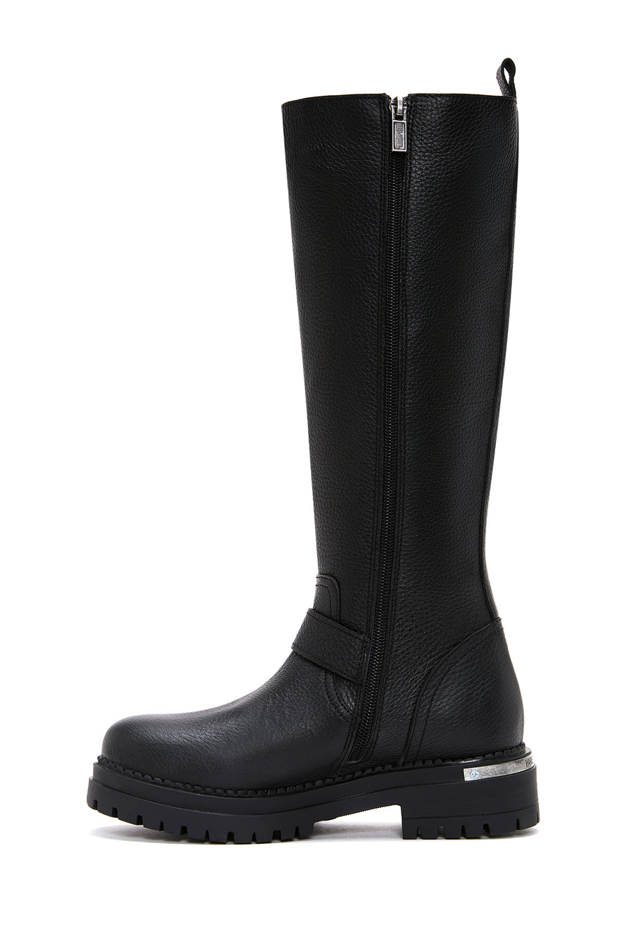 Harley Davidson Women's Black Trouble Zippered Leather Boots