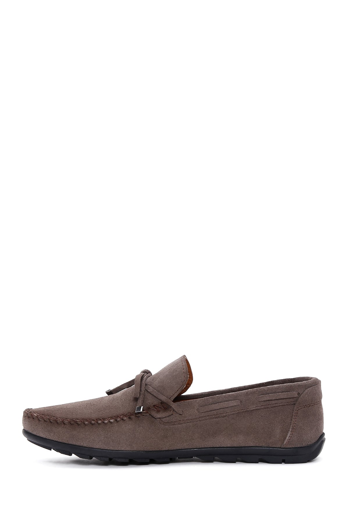 Erkek Vizon Süet Deri Casual Loafer