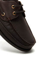 Men's Brown Leather Casual Shoes | Derimod