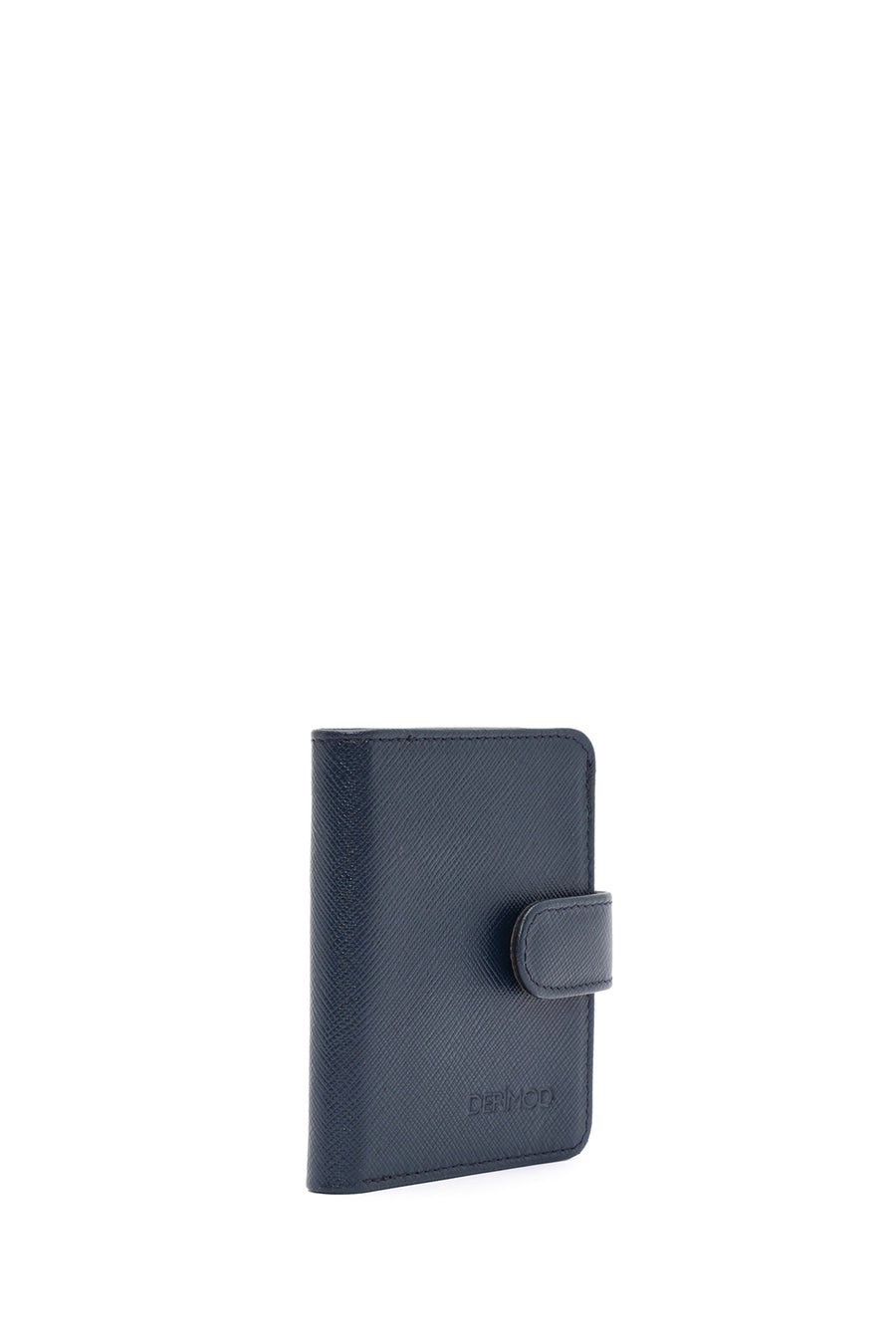 Men's Navy Blue Leather Card Holder