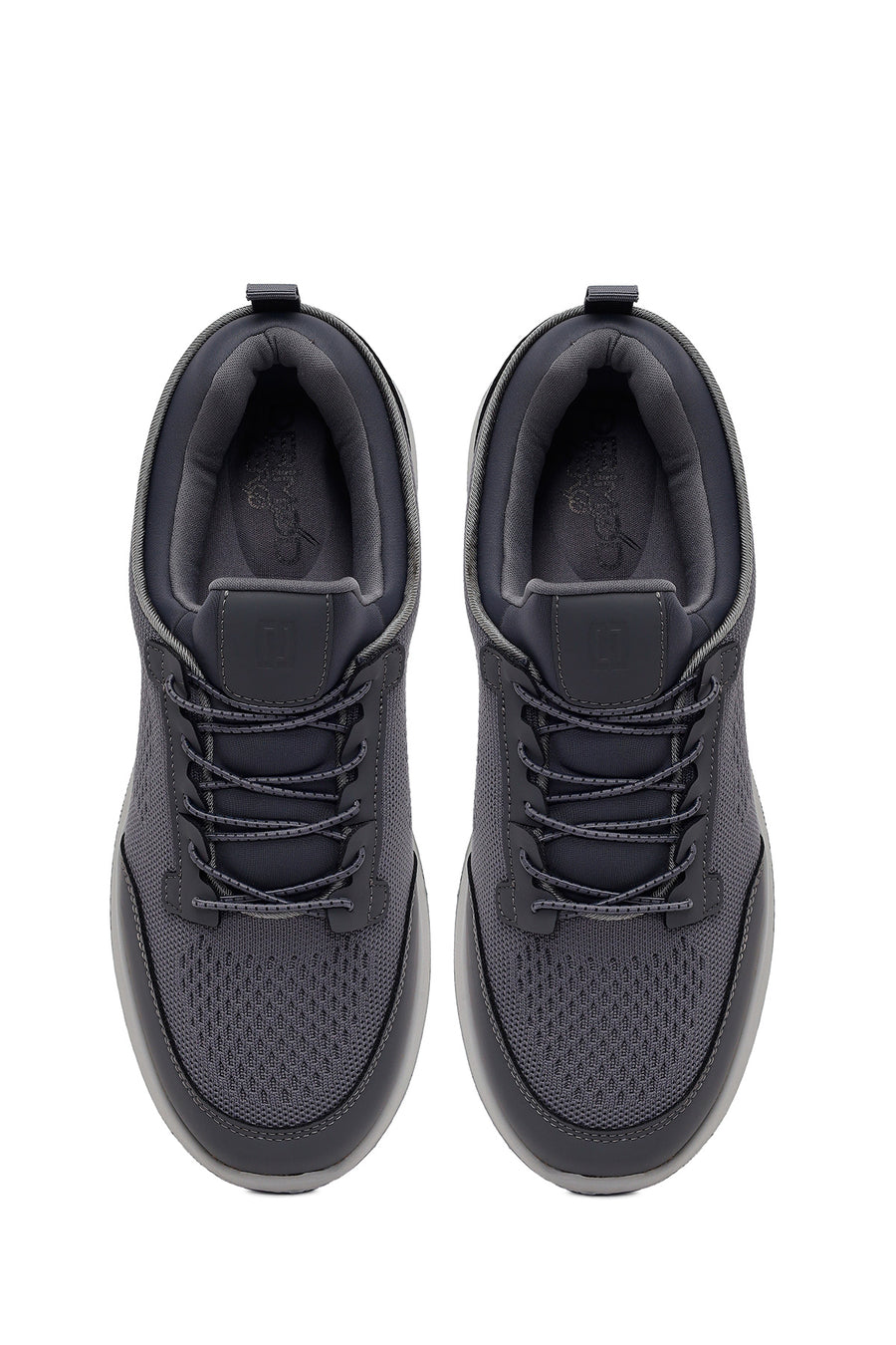 Derimod Zero Male Gray Lace-up Fabric Sneaker