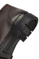 Men's Brown Lace-Up Leather Casual Boot | Derimod