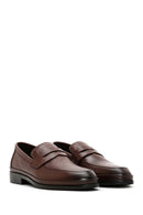 Men's Brown Leather Classic Loafer | Derimod