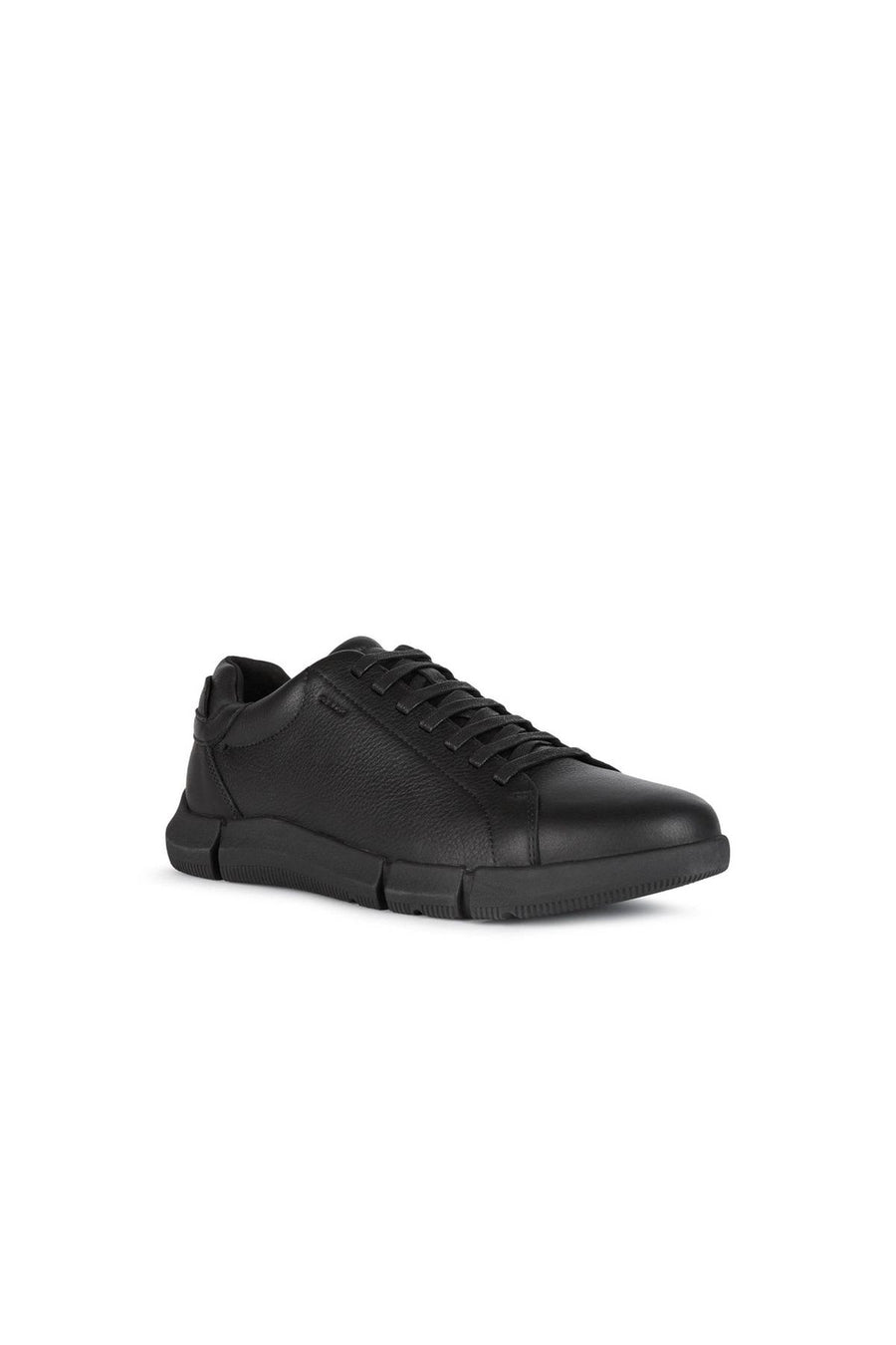 Geox Men's Black Adacter Leather Sneaker