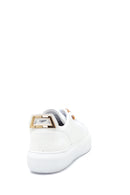 Women's White Leather Chain Sneaker | Derimod