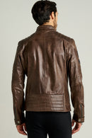 Off Limits Men's Leather Jacket | Derimod