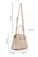 Women's Cream Long Strap Classic Handbag | Derimod