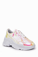 Women's High-Sole Sneaker | Derimod