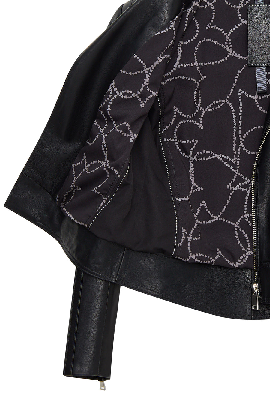 Nova Women's Black Biker Short Leather Jacket