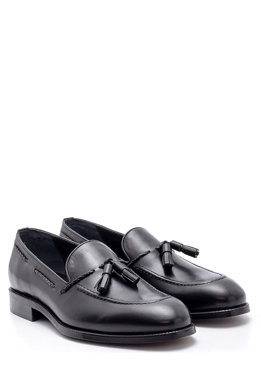 Erkek Deri Püskül Detaylı Loafer