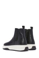 Men's Black Leather Chelsea Boots | Derimod