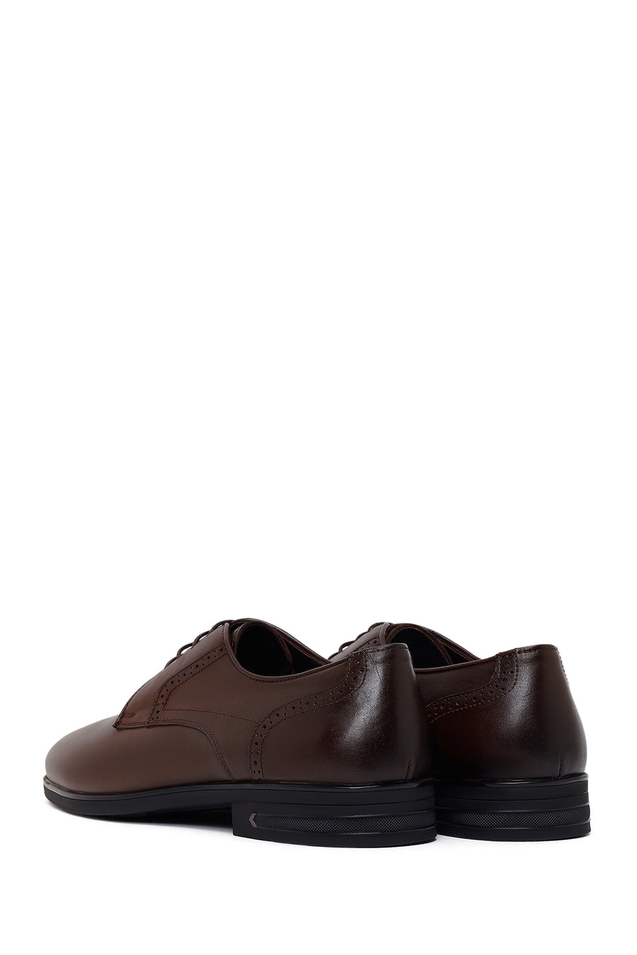 Male Brown Lace-Up Leather Casual Shoes