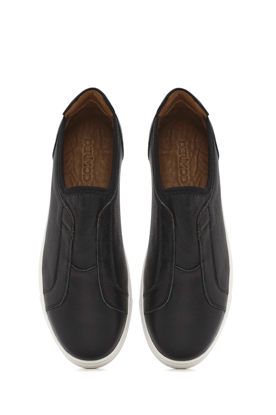 Men's Black Leather Sneaker