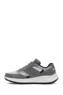 Skechers Men's Grey Equalizer Lace-Up Chunky Sole Sneakers | Derimod