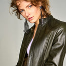 Janet Women's Leather Jacket | Derimod