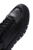 Men's Black Leather Sneaker | Derimod