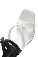 Kadın Siyah Bilekten Tokalı İnce Topuklu Sandalet | Derimod