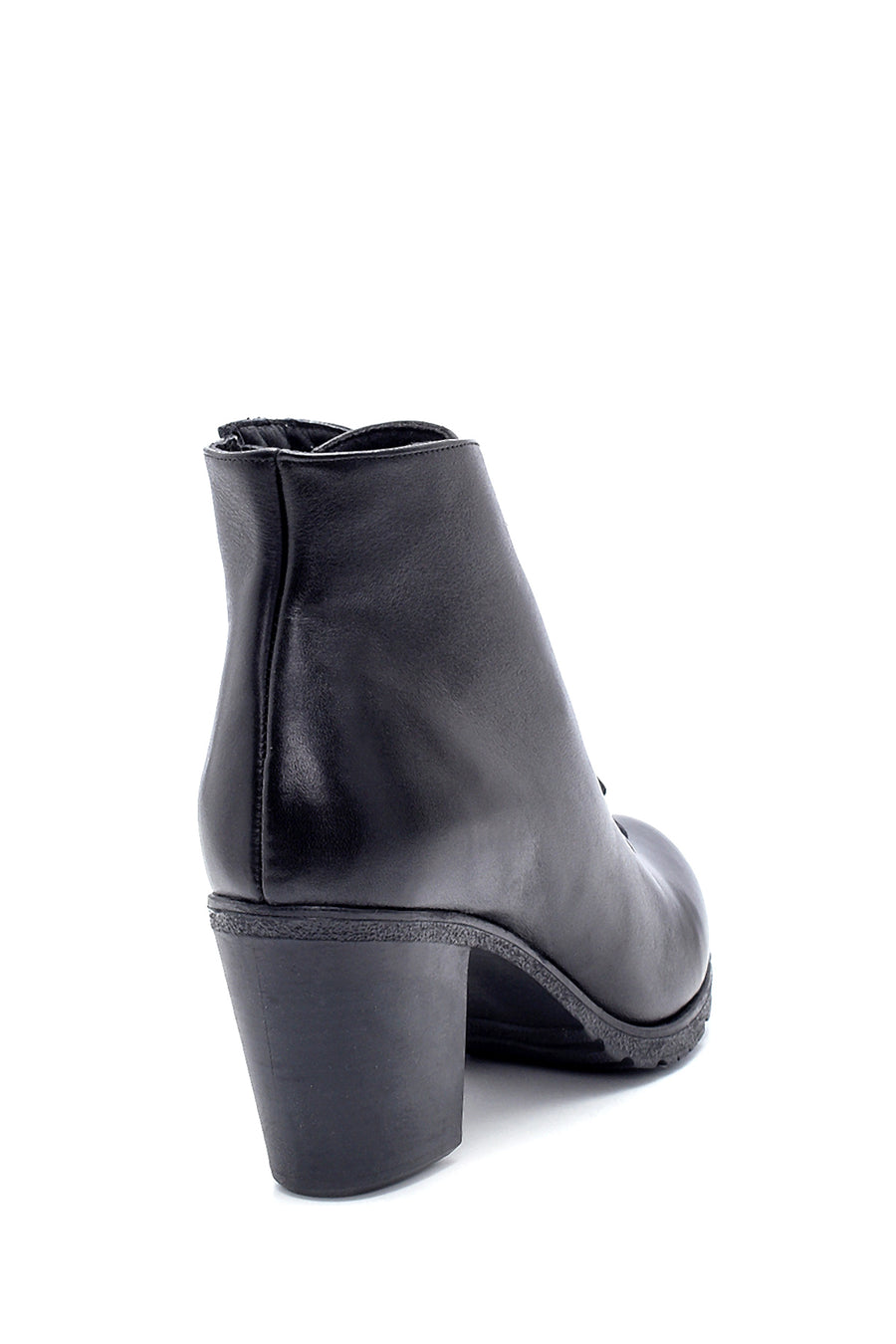 Women's Leather Heeled Boots