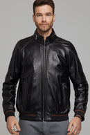 Costa Men's Leather Jacket | Derimod