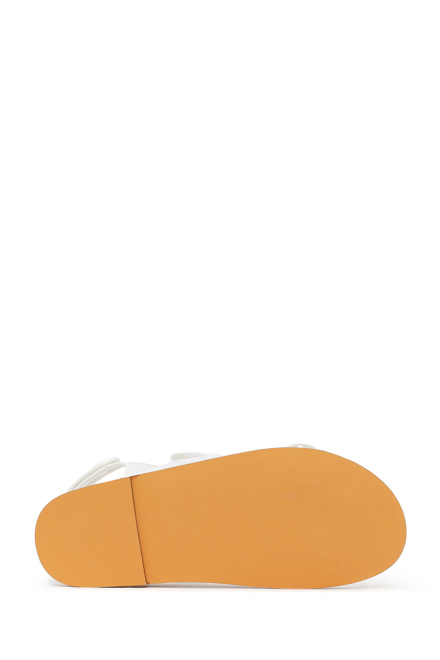 Woman White Jeweled Buckle Sandal