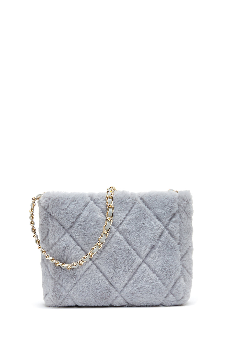 Women's Gray Plush Shoulder Bag 22WBD2025PH | Derimod